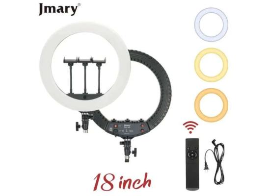 Jmary FM-18R Ring Light 18Inch With Remote, without Tripod powerful and versatile ring light designed to elevate your lighting 